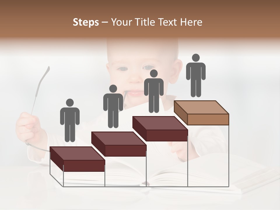 Beautiful Young White PowerPoint Template