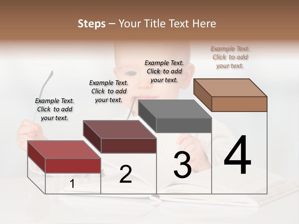 Beautiful Young White PowerPoint Template
