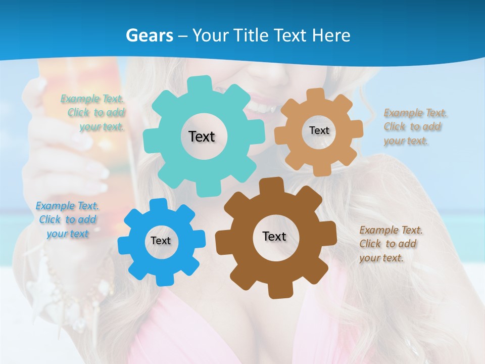 Glass Healthy Alcoholic PowerPoint Template