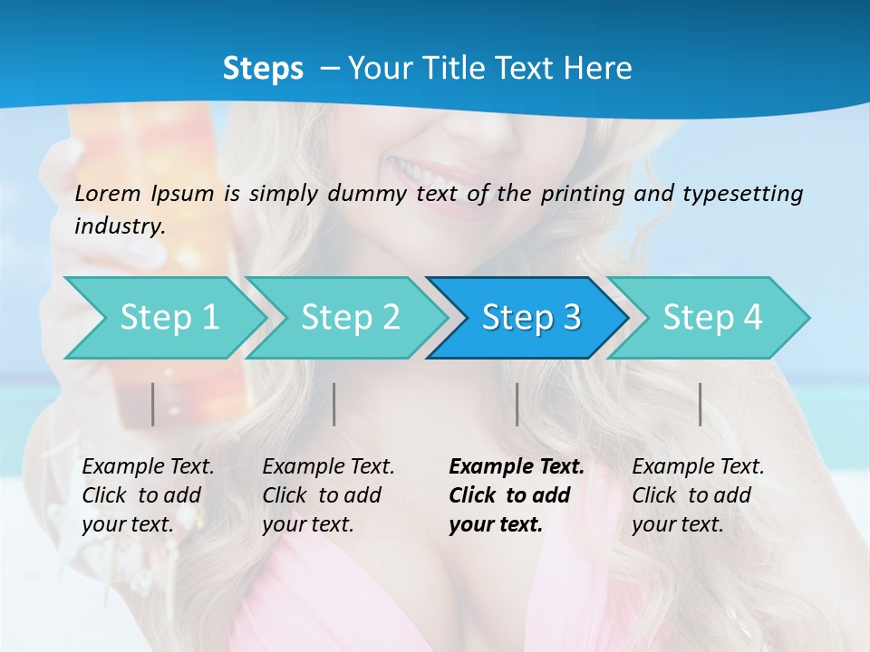 Glass Healthy Alcoholic PowerPoint Template