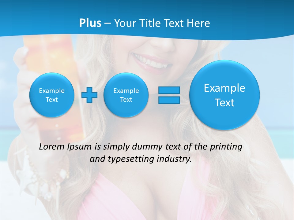 Glass Healthy Alcoholic PowerPoint Template