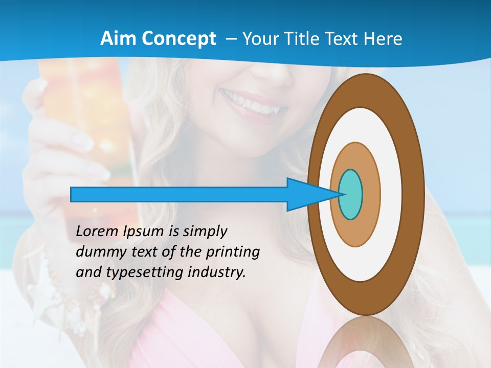 Glass Healthy Alcoholic PowerPoint Template