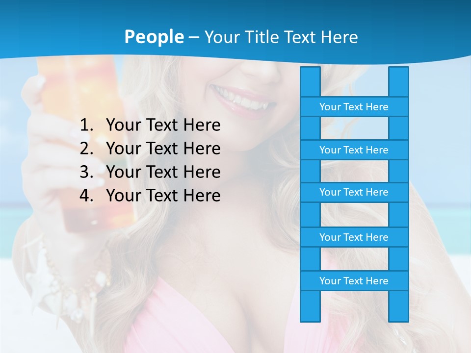 Glass Healthy Alcoholic PowerPoint Template