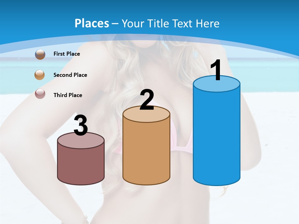 Female Perfect Sporty PowerPoint Template