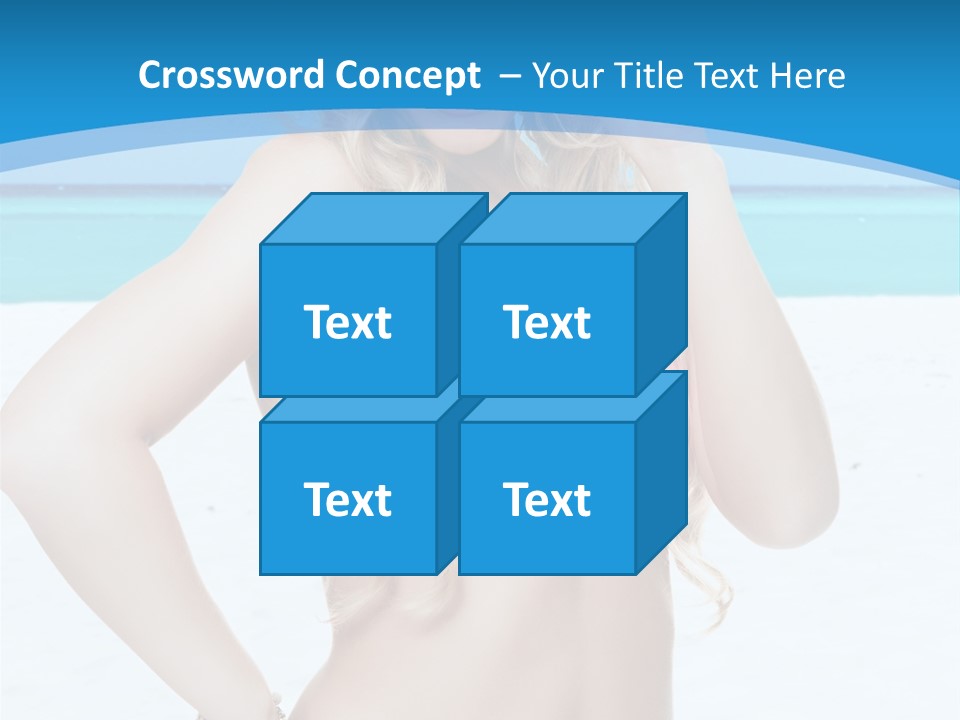 Female Perfect Sporty PowerPoint Template