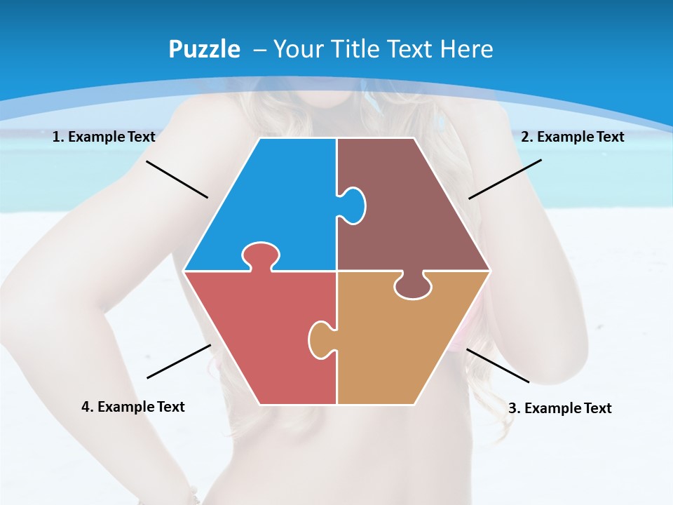 Female Perfect Sporty PowerPoint Template