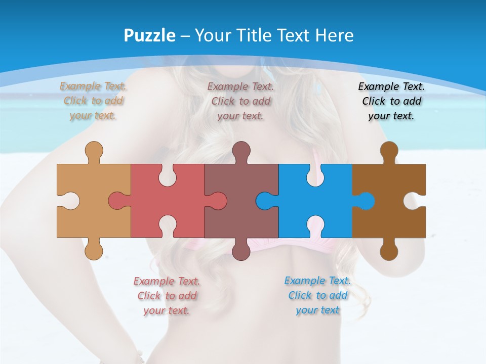 Female Perfect Sporty PowerPoint Template