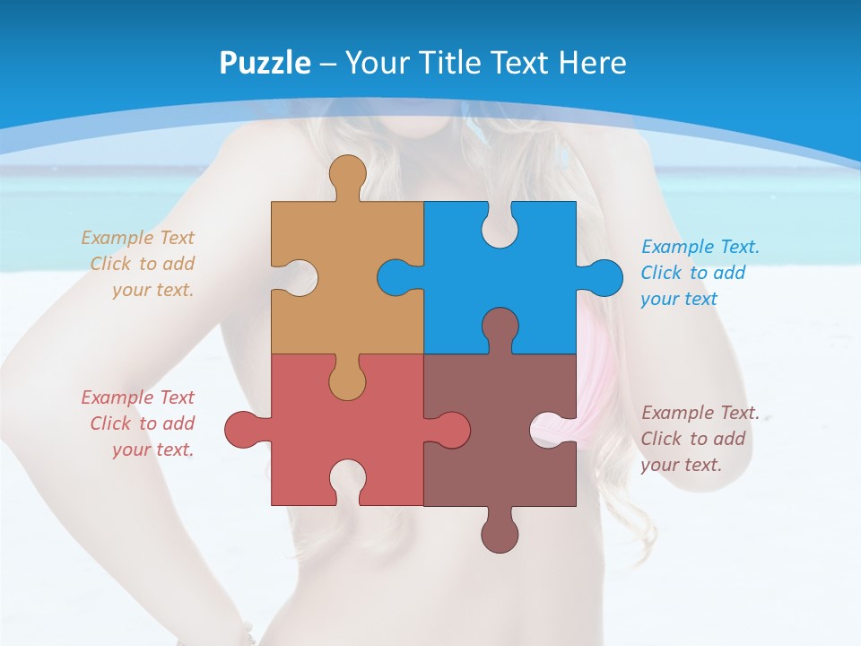 Female Perfect Sporty PowerPoint Template