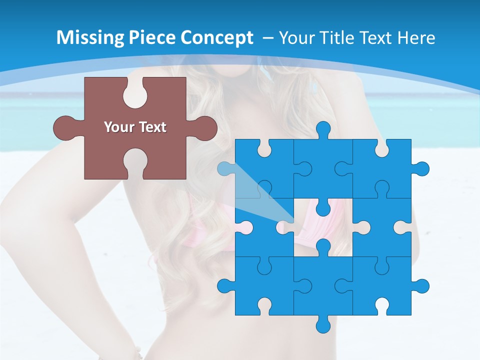 Female Perfect Sporty PowerPoint Template