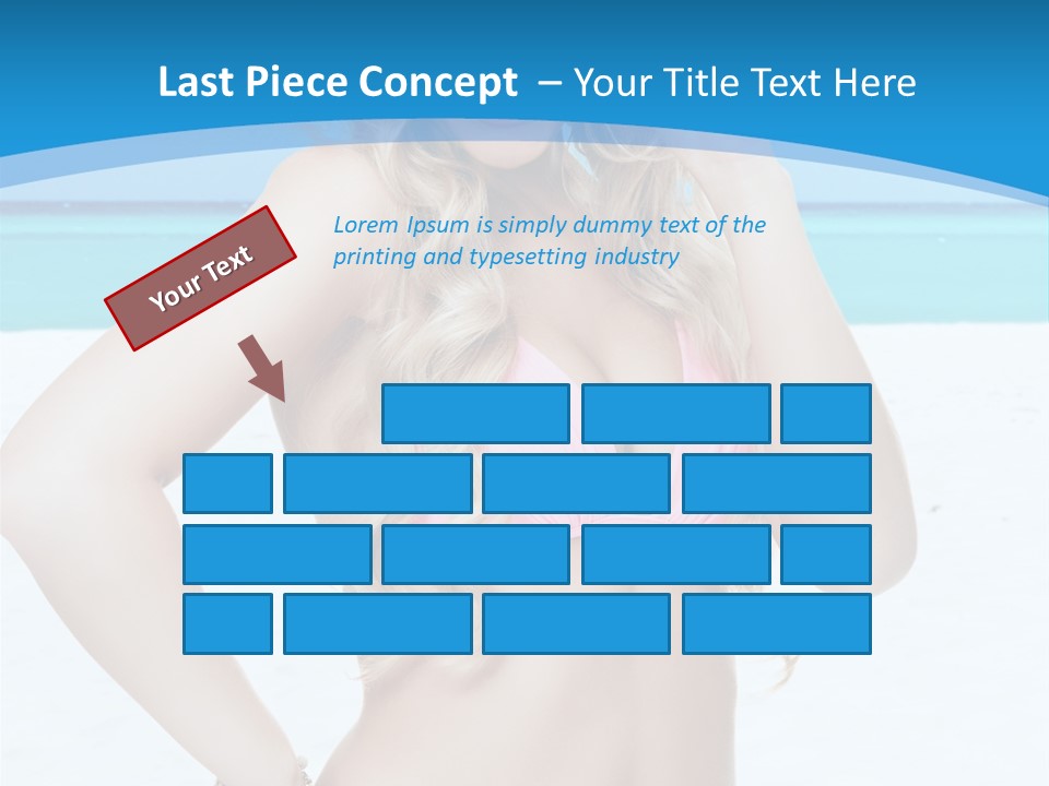 Female Perfect Sporty PowerPoint Template