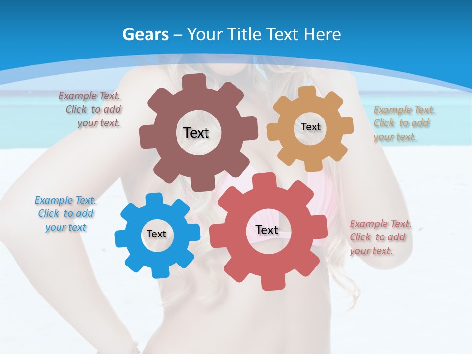 Female Perfect Sporty PowerPoint Template