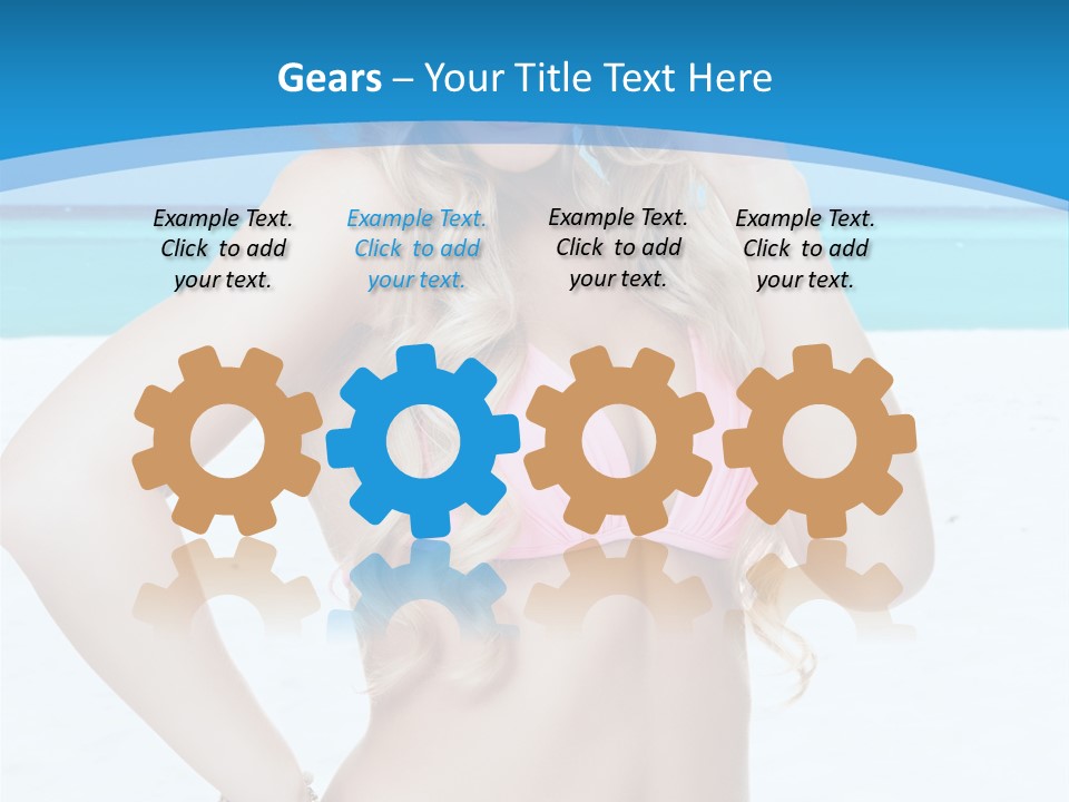 Female Perfect Sporty PowerPoint Template