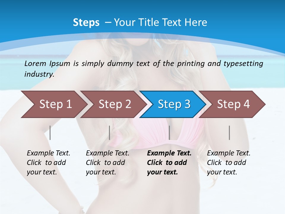 Female Perfect Sporty PowerPoint Template