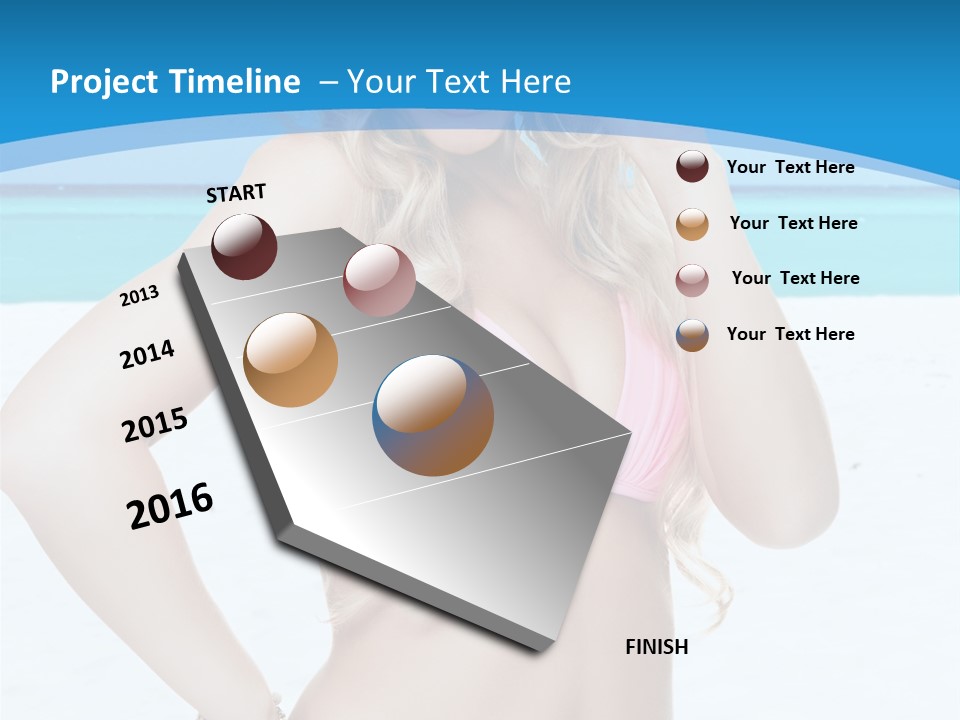 Female Perfect Sporty PowerPoint Template