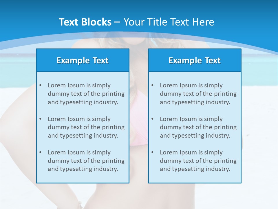 Female Perfect Sporty PowerPoint Template