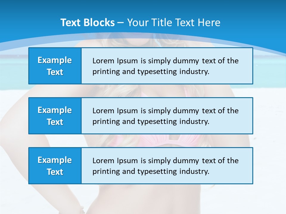 Female Perfect Sporty PowerPoint Template