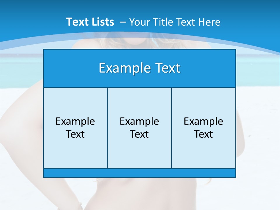 Female Perfect Sporty PowerPoint Template