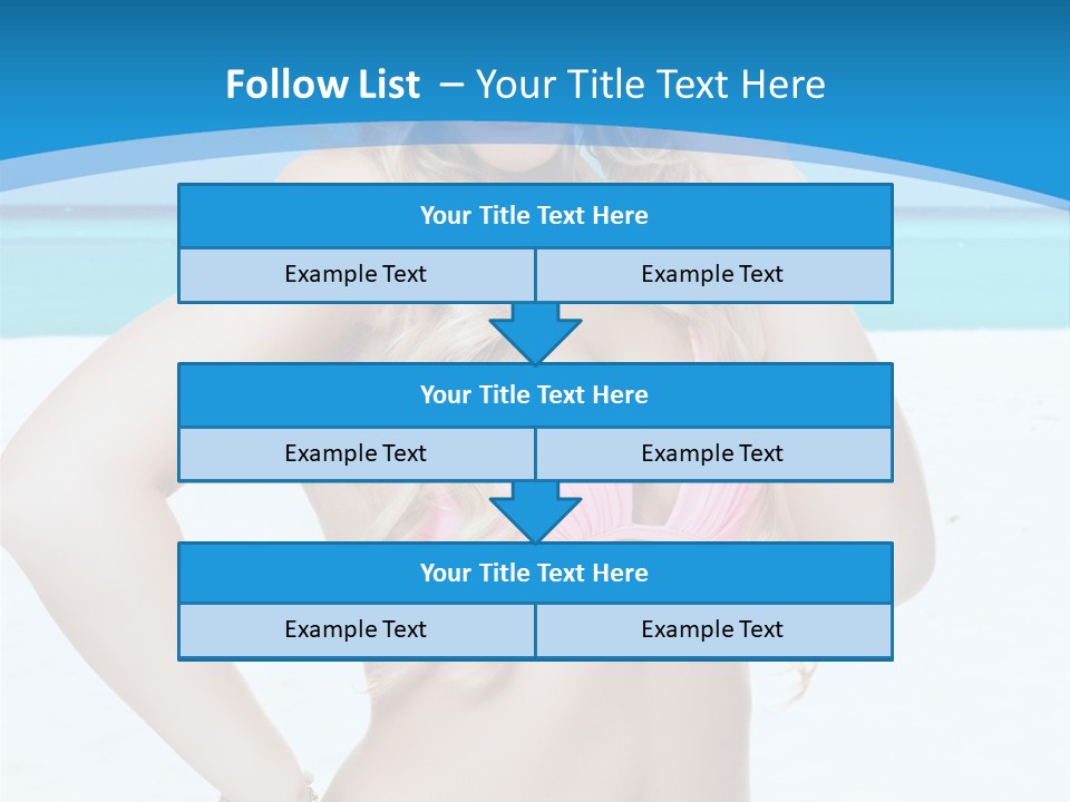 Female Perfect Sporty PowerPoint Template