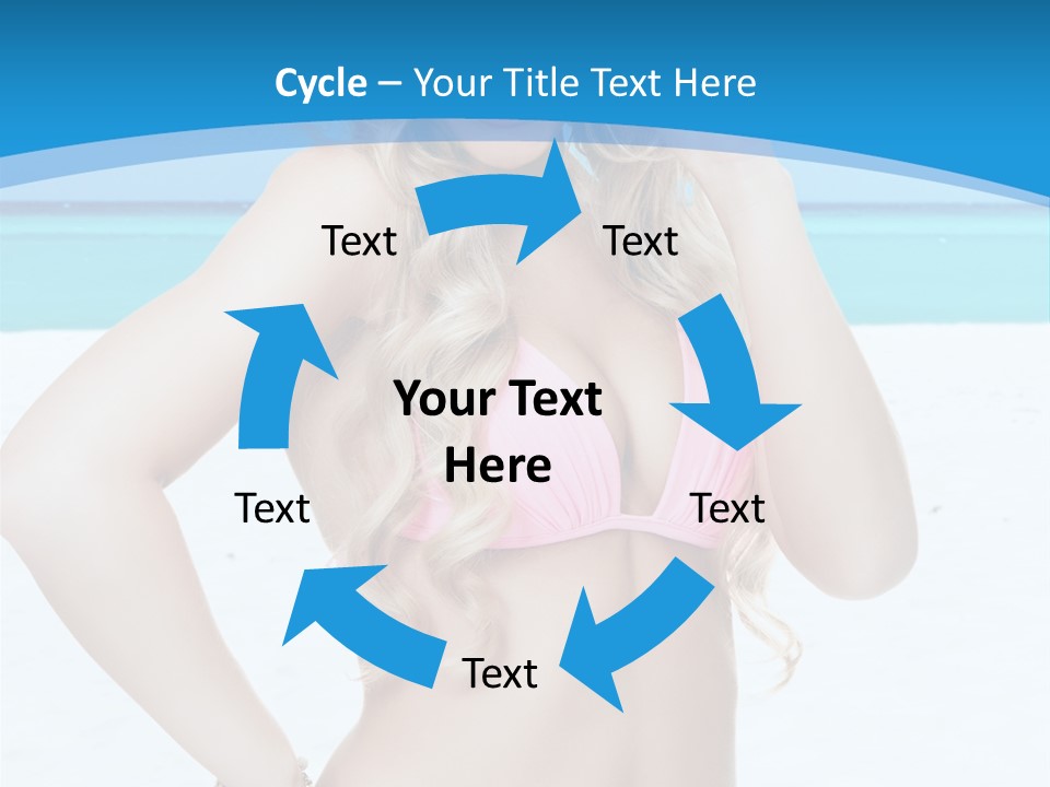 Female Perfect Sporty PowerPoint Template