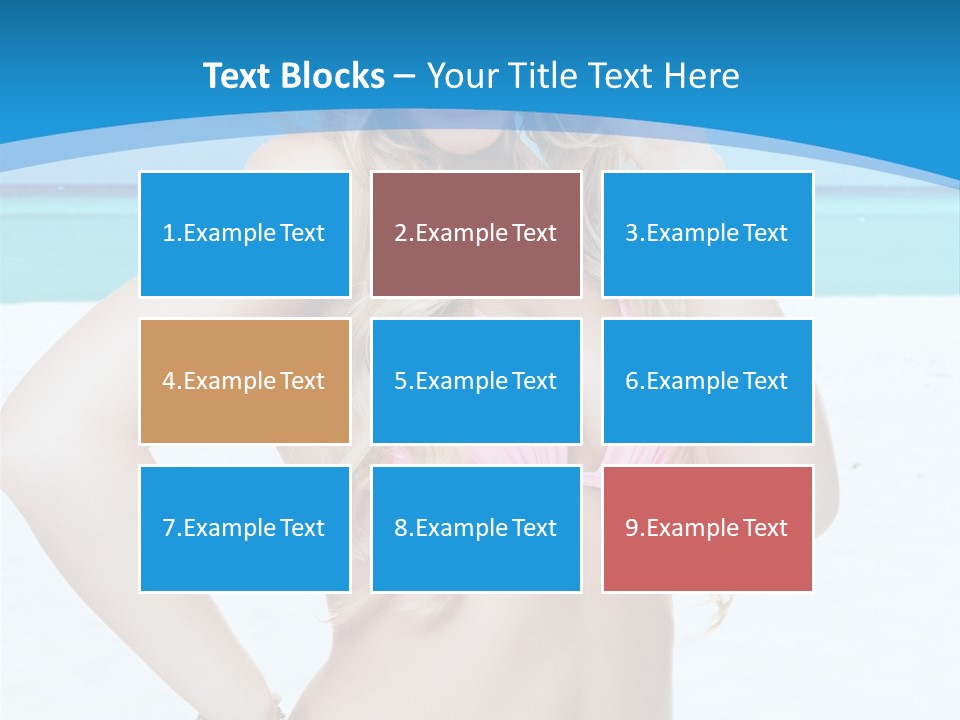 Female Perfect Sporty PowerPoint Template