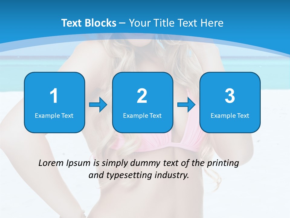 Female Perfect Sporty PowerPoint Template