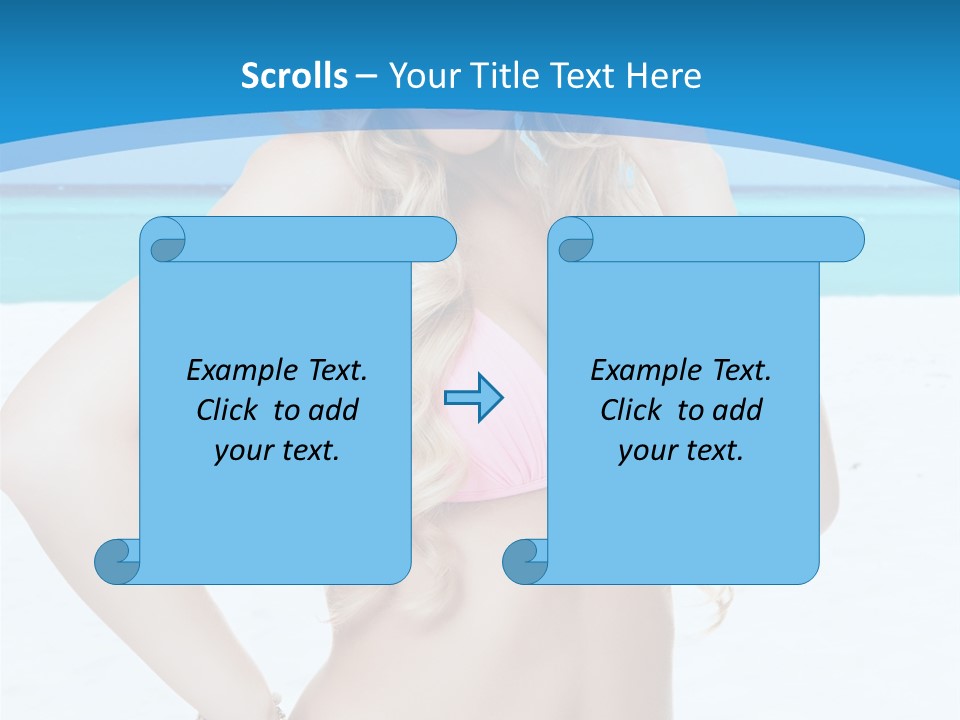 Female Perfect Sporty PowerPoint Template