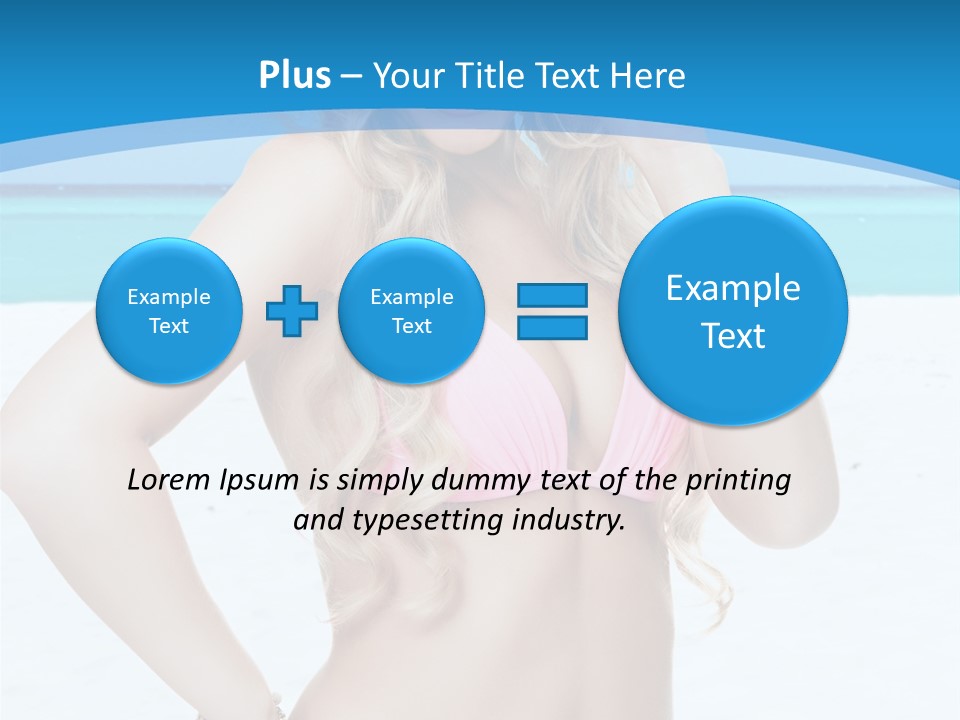 Female Perfect Sporty PowerPoint Template