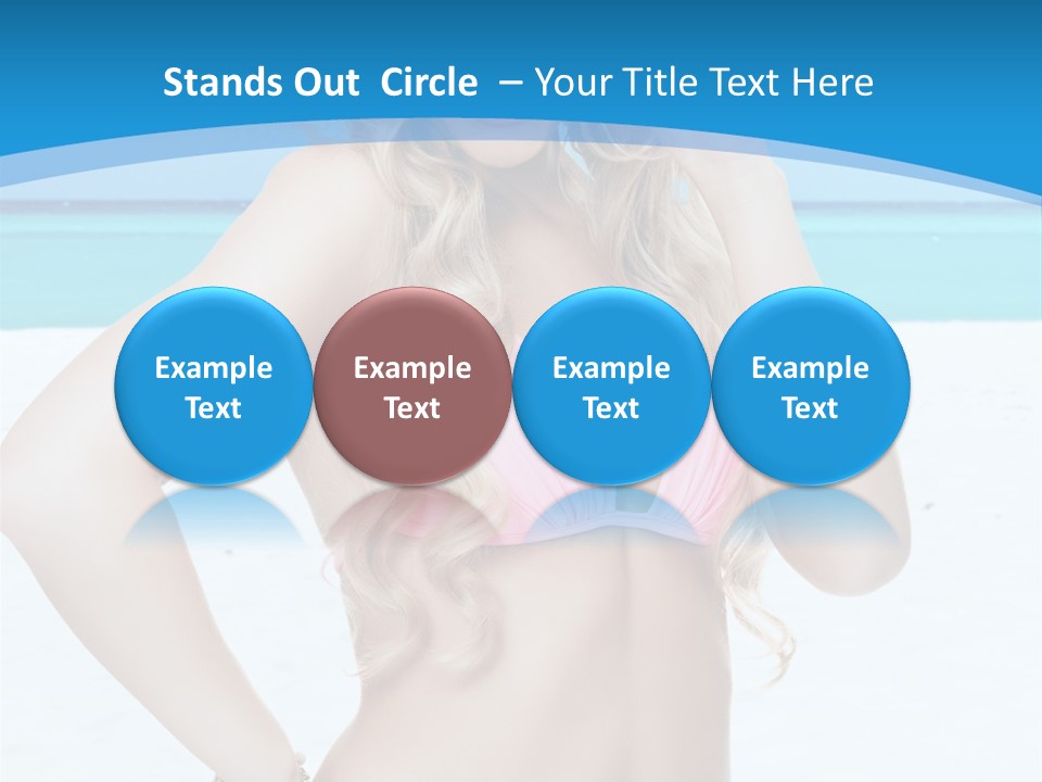 Female Perfect Sporty PowerPoint Template