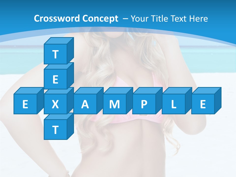 Female Perfect Sporty PowerPoint Template