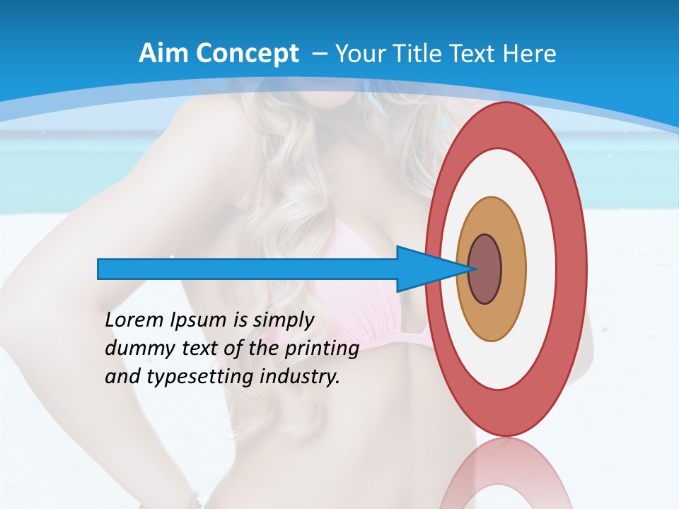 Female Perfect Sporty PowerPoint Template