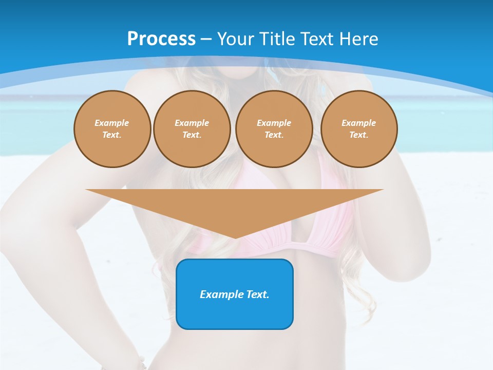 Female Perfect Sporty PowerPoint Template