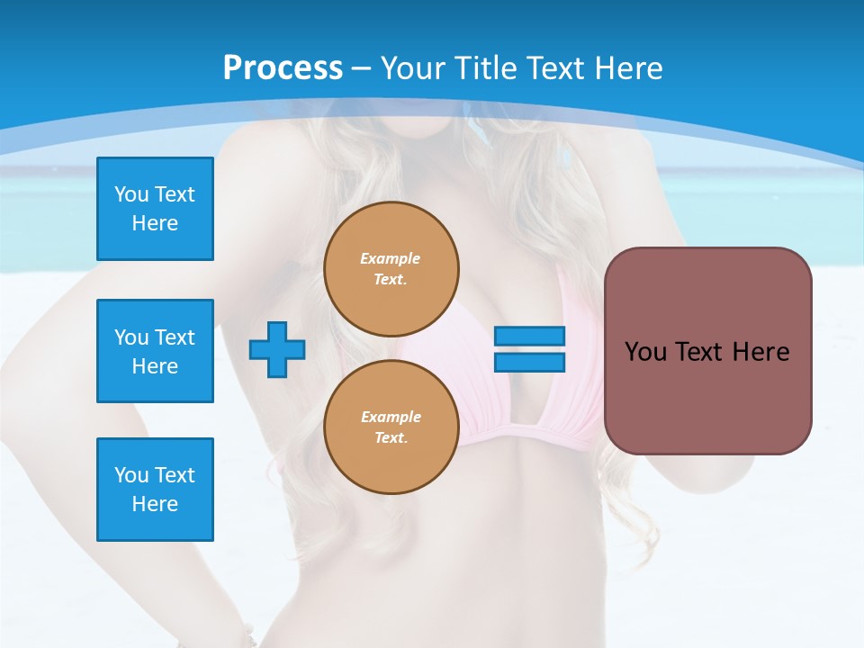 Female Perfect Sporty PowerPoint Template