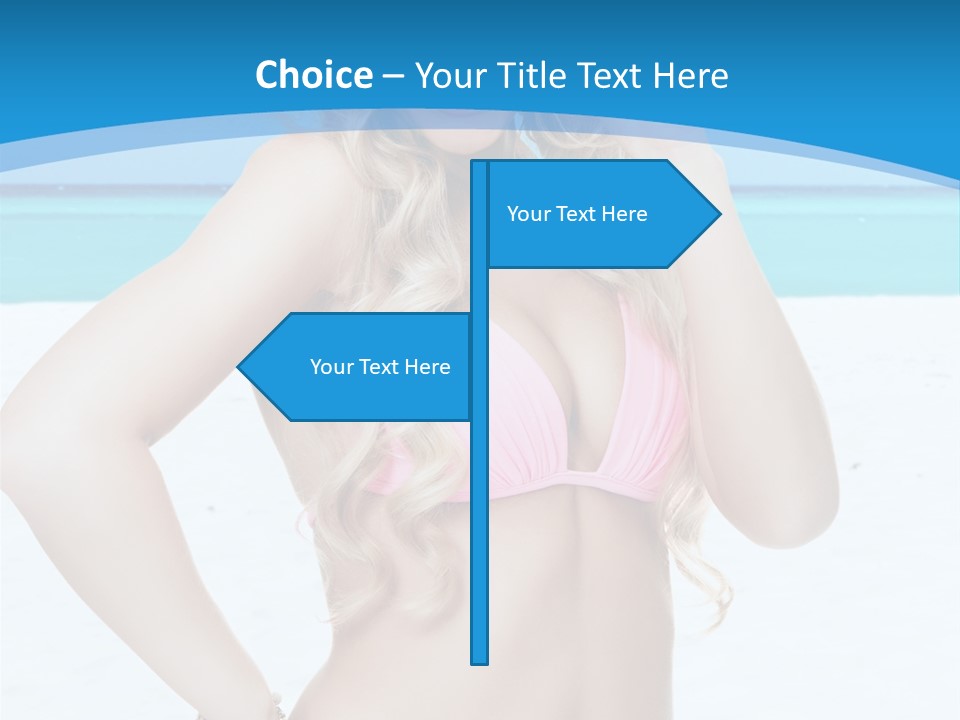 Female Perfect Sporty PowerPoint Template