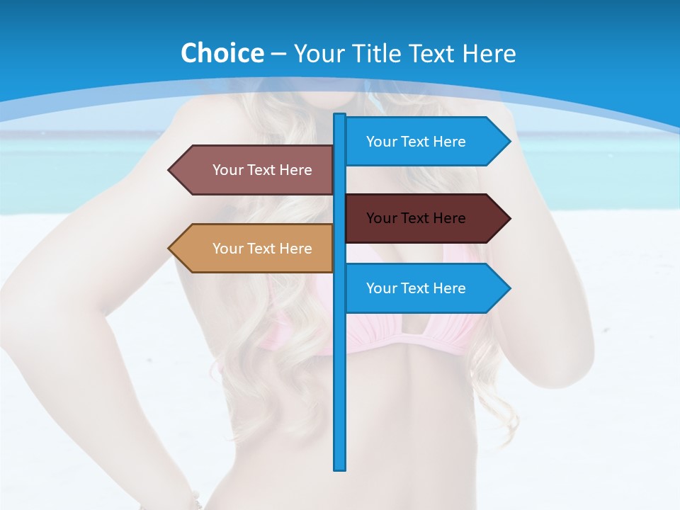 Female Perfect Sporty PowerPoint Template