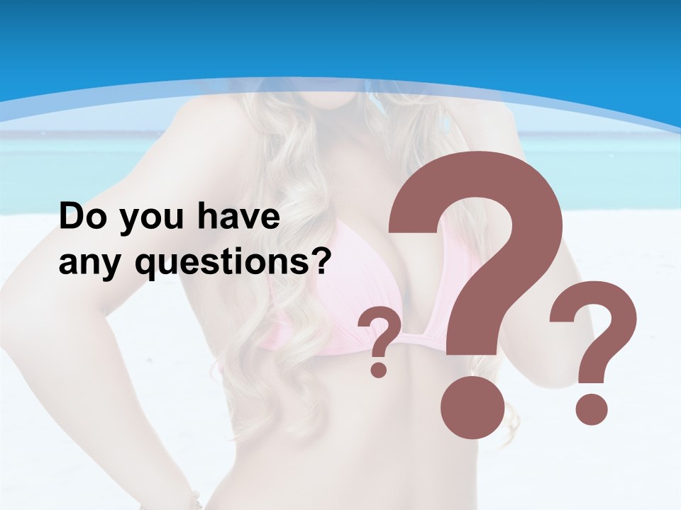 Female Perfect Sporty PowerPoint Template