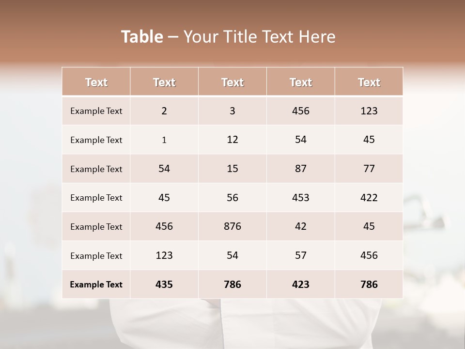Close Up Cuisine Food PowerPoint Template