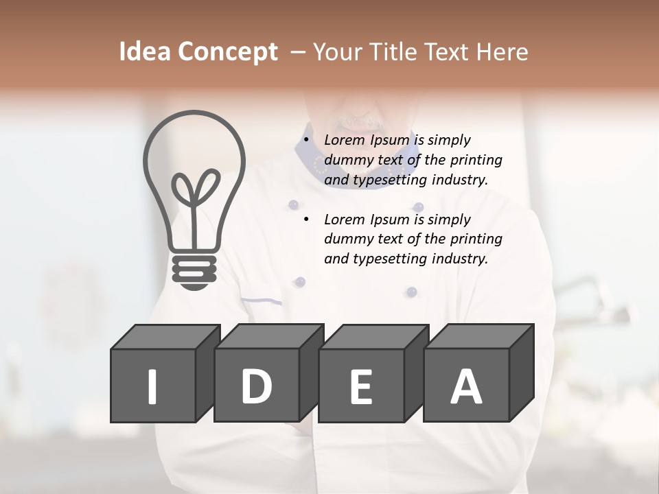 Close Up Cuisine Food PowerPoint Template