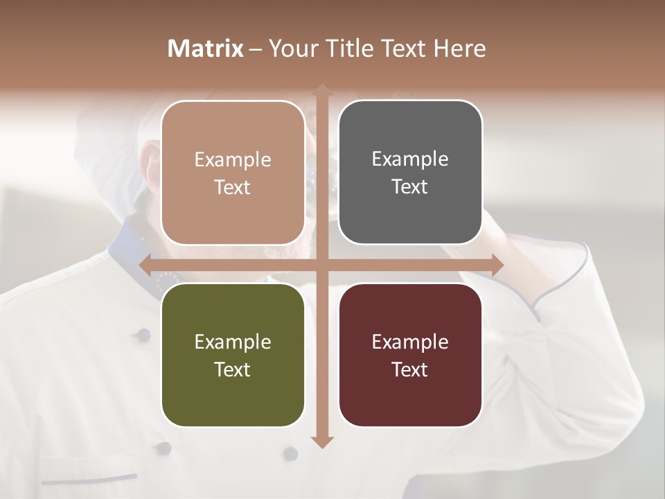 Smiling Tasting Cuisine PowerPoint Template