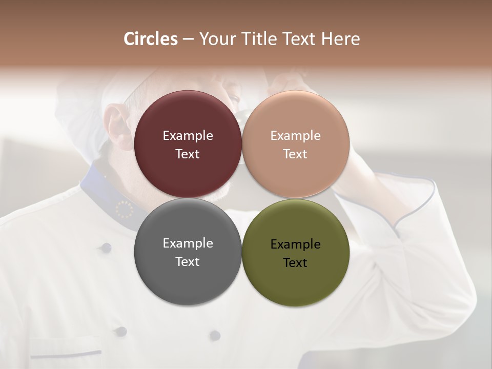 Smiling Tasting Cuisine PowerPoint Template