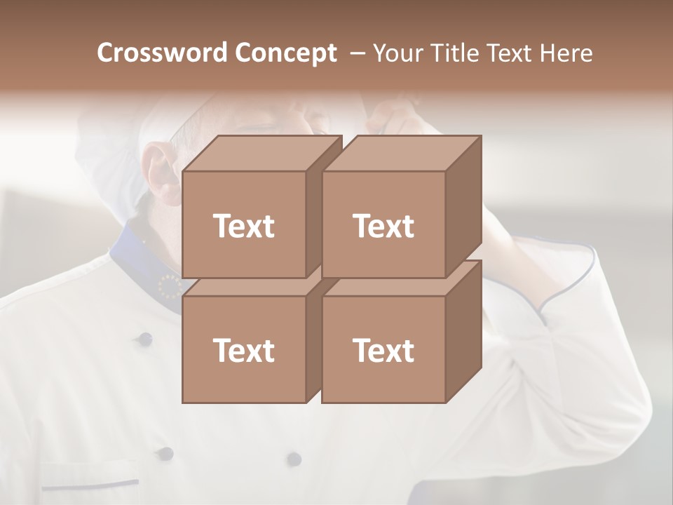 Smiling Tasting Cuisine PowerPoint Template