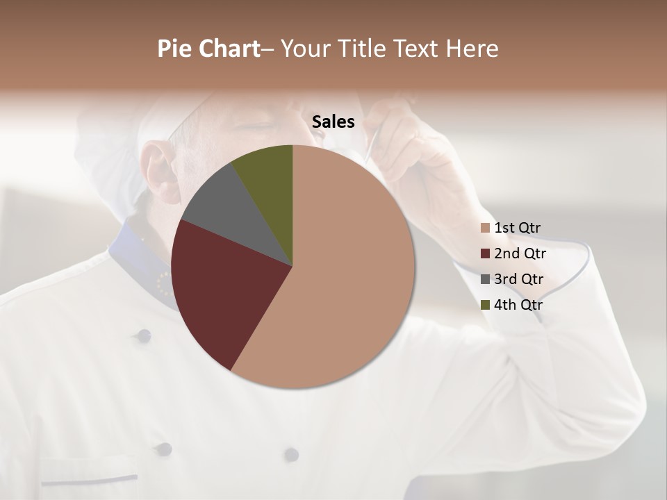 Smiling Tasting Cuisine PowerPoint Template