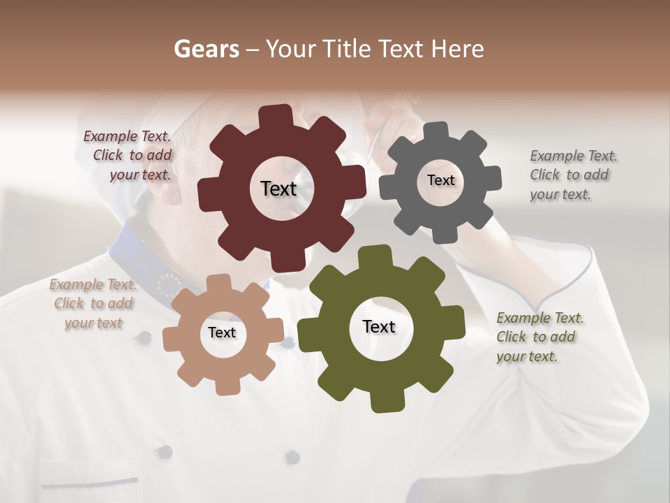 Smiling Tasting Cuisine PowerPoint Template