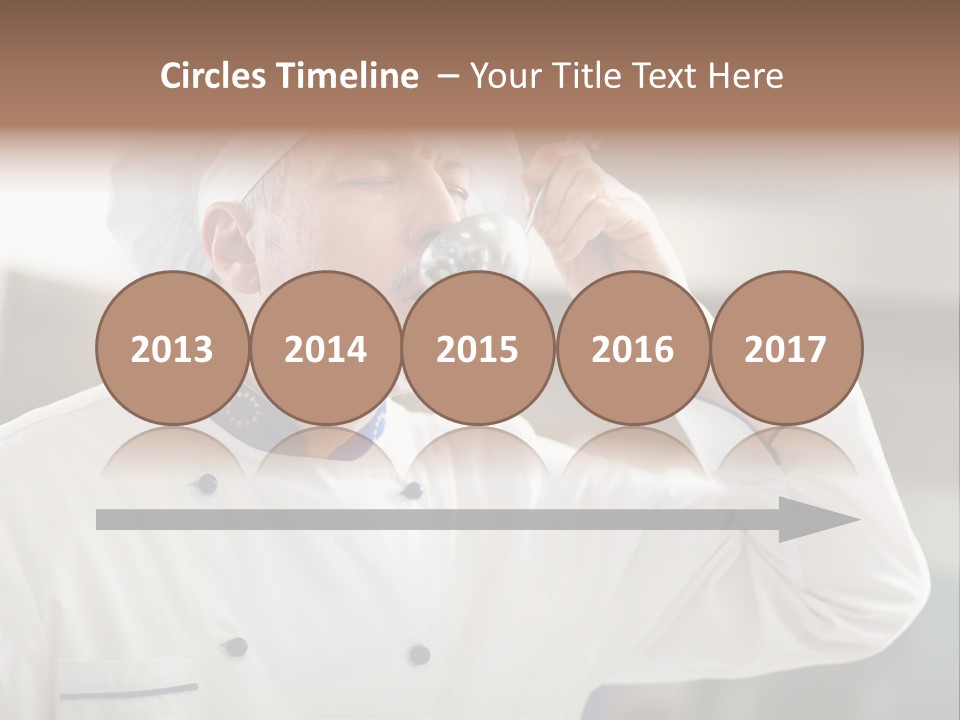 Smiling Tasting Cuisine PowerPoint Template