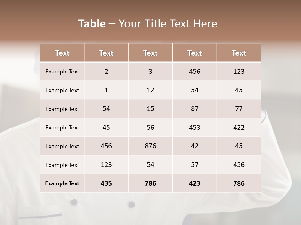 Smiling Tasting Cuisine PowerPoint Template