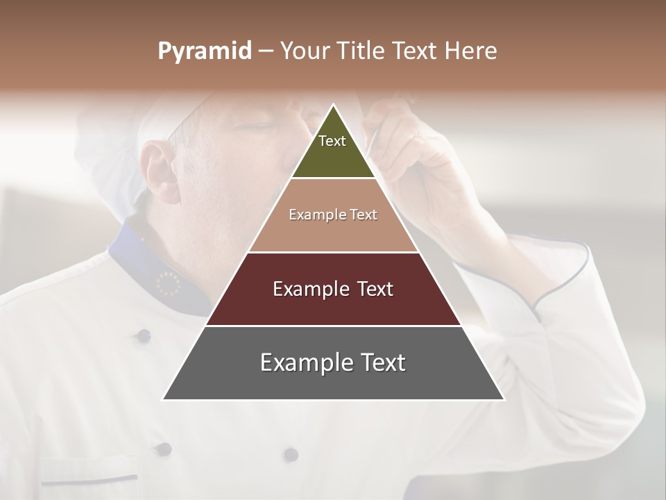 Smiling Tasting Cuisine PowerPoint Template