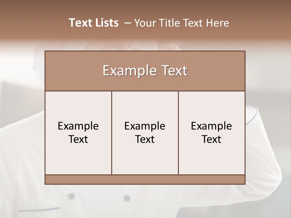 Smiling Tasting Cuisine PowerPoint Template