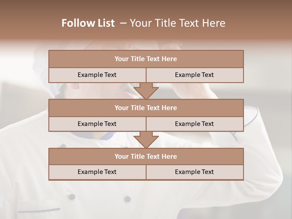 Smiling Tasting Cuisine PowerPoint Template