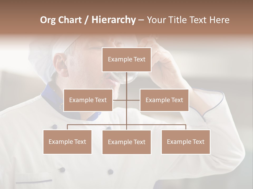 Smiling Tasting Cuisine PowerPoint Template