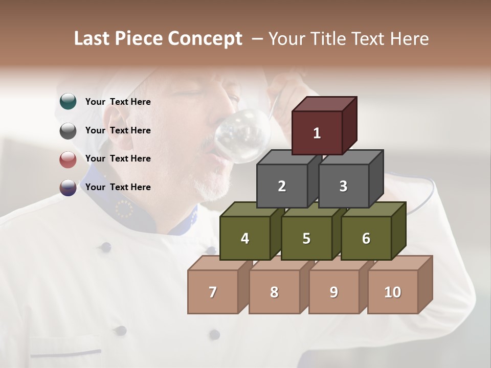 Smiling Tasting Cuisine PowerPoint Template