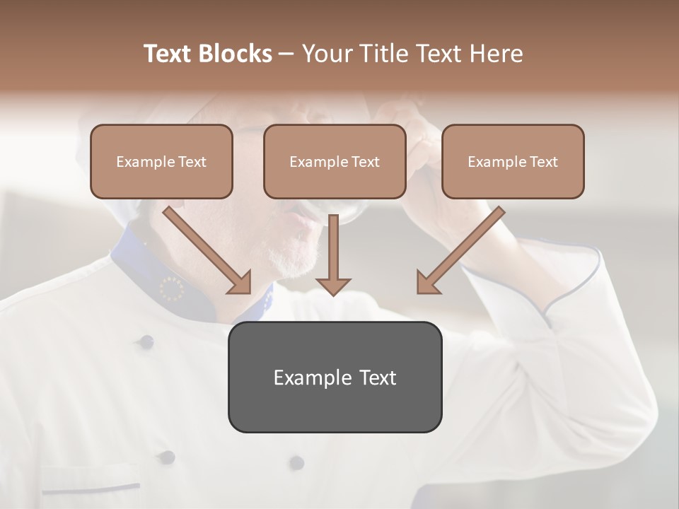 Smiling Tasting Cuisine PowerPoint Template